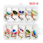 Metal Spoon Spinner Fishing Lure 16pcs