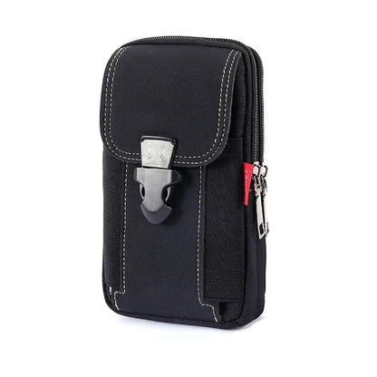 Canvas Waist Pocket Male Outdoor Fanny Bum Bag Purse Business Mobile Phone Pouch Running Pouch Travel Camping Bags