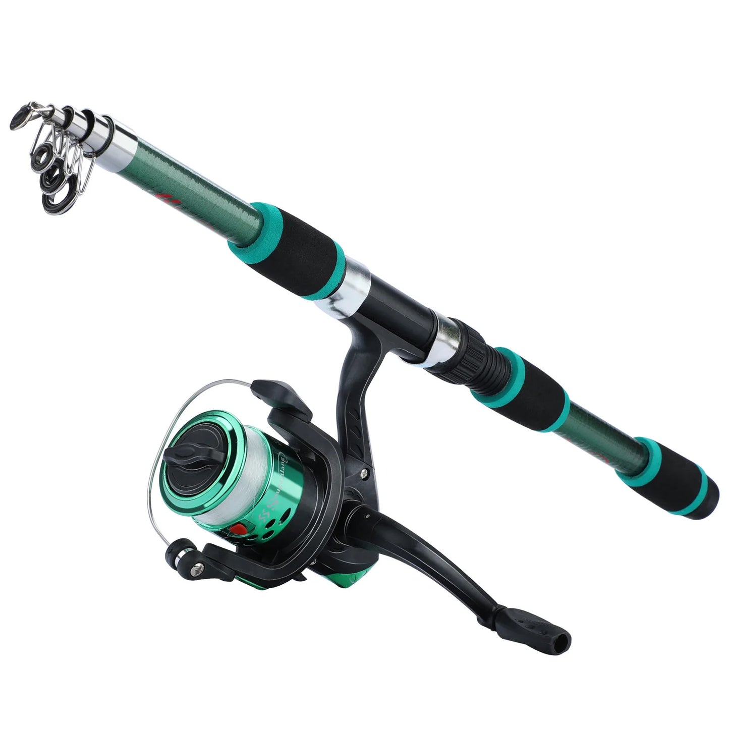 Spinning Fishing Rod and Reel Combo1.8M Telescopic Rod