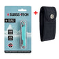 SWISS TECH 11 in 1 Mini Multitool Folding Knife EDC Outdoor Camping Survival Tools Pocket Knife Scissors Screwdriver