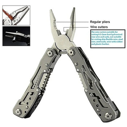 NEW Creative 15 IN 1 Multi Tools Folding Pliers Camping   Outdoor Survival  with Nylon Bag