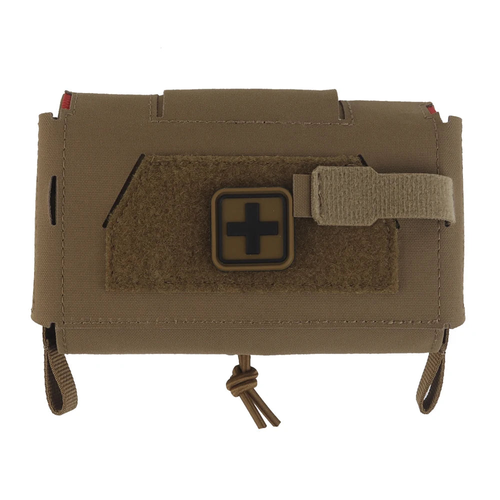 Camo Style MD2 Compact Trauma Kit Tactical IFAK Medical First Aid Pouch Outdoors Hunting Camping Patrol Survival Equipment