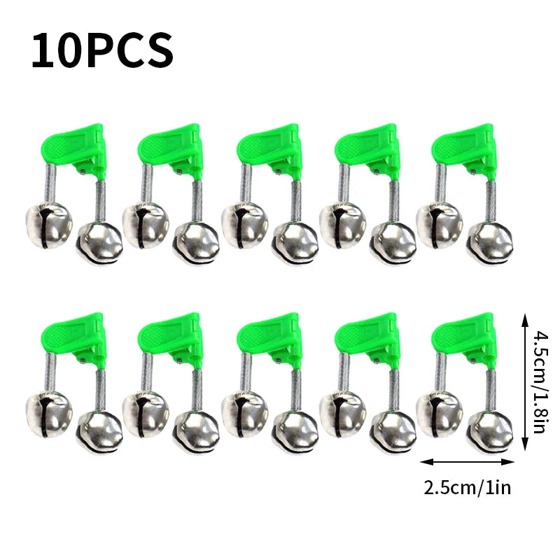 5/10pcs Fishing Bite Alarms Fishing Rod Bells