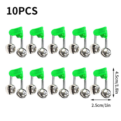 5/10pcs Fishing Bite Alarms Fishing Rod Bells