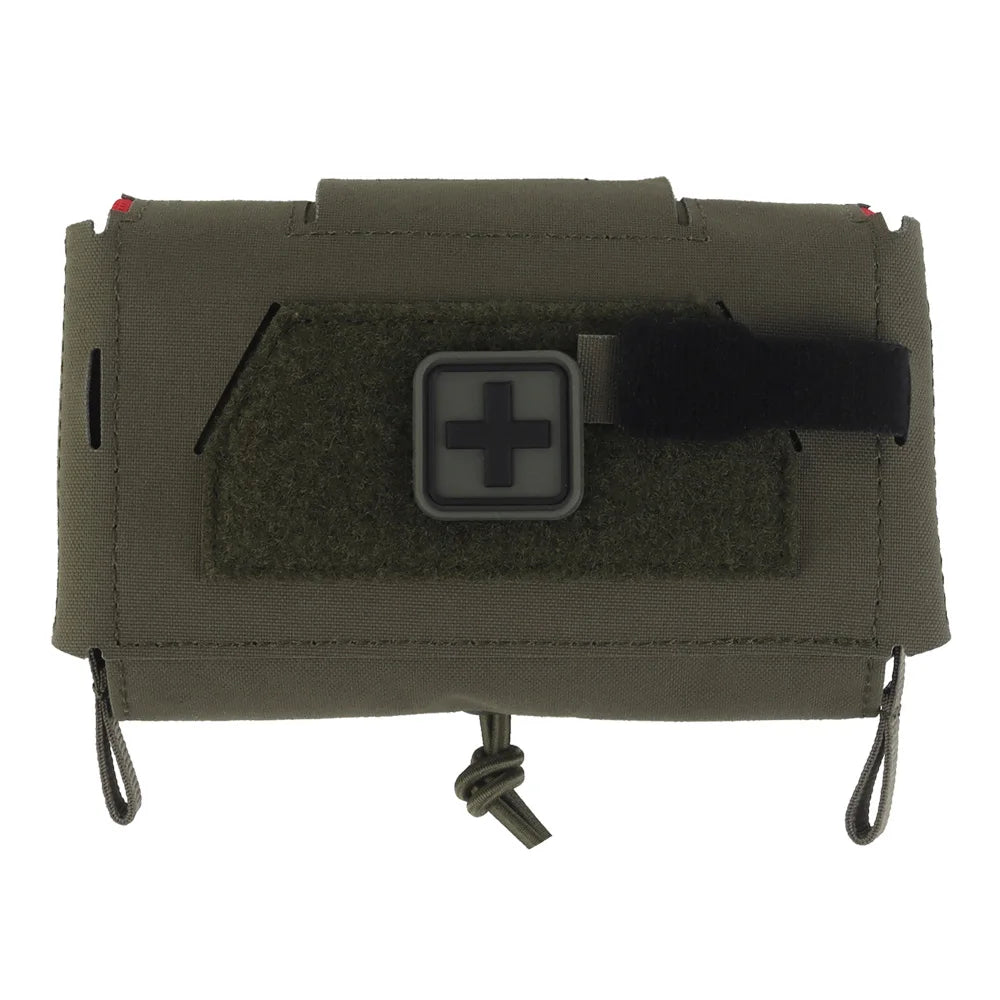 Camo Style MD2 Compact Trauma Kit Tactical IFAK Medical First Aid Pouch Outdoors Hunting Camping Patrol Survival Equipment