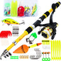 Spinning Fishing Rod and Reel Combo1.8M Telescopic Rod