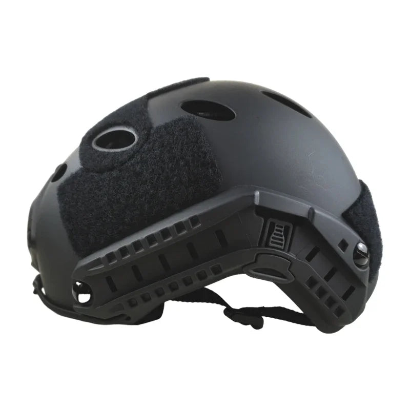 Tactical Riot Helmet FAST helmet ABS Sports Outdoor Protective Gear for Air Gun Hunting Shooting CS Gear PJ