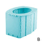 Portable Folding Toilet Commode Car Camping For Travel Bucket Camp Hiking Long Trip Outdoor Multifunction Children's Toilet
