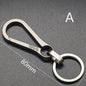 Titanium Buckles EDC Outdoor Tool Titanium Alloy Keychain Tiranium Buckle Key Ring Car Accessories Keychain Pendant Gift For Man