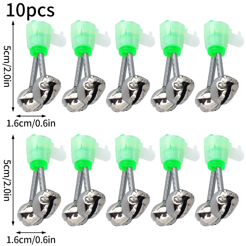 5/10pcs Fishing Bite Alarms Fishing Rod Bells