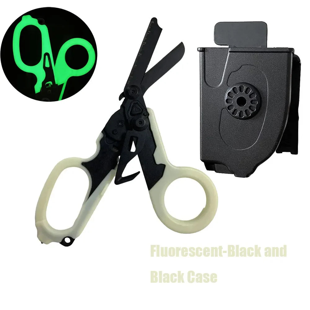 Tactical Rescue Scissor Replace for Leatherman First Aid Expert Folding Raptor Scissors Outdoor Survival Tool Combination Gadget