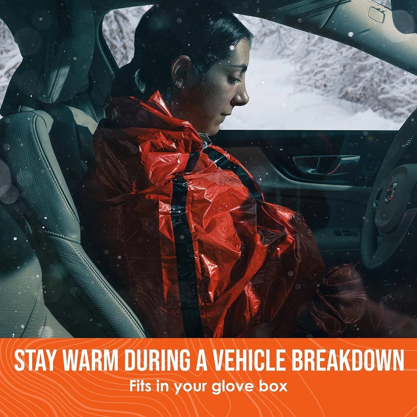 Portable Waterproof Emergency Survival Sleeping Bag Camping Gear Thermal Sack First Aid Rescue Kit Mylar Blanket