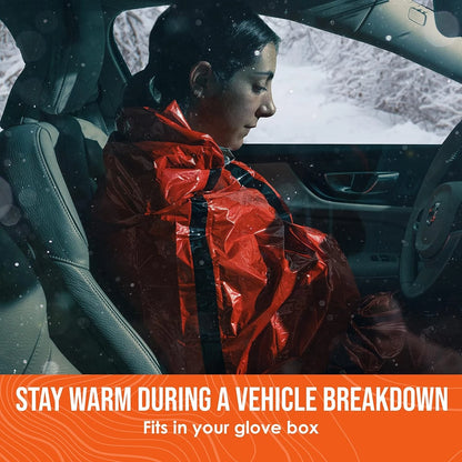 Portable Waterproof Emergency Survival Sleeping Bag Camping Gear Thermal Sack First Aid Rescue Kit Mylar Blanket