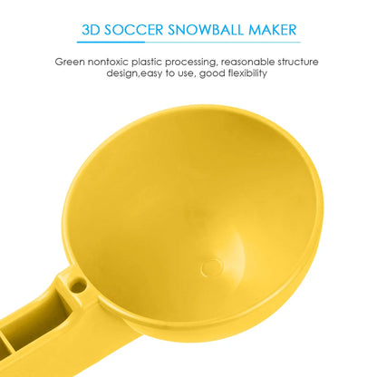 Snowball Maker Clip For Kids Adult Heart Snowflake Duck Shape Clip Tongs for Outdoor Sand Snow Ball Mold Toys Fight Sports Toys