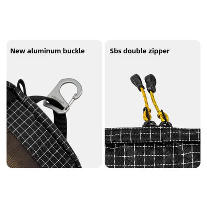 Dyneema Fiber Waist Bag 1.1L Waterproof UrltraLight Multi Pocket for Cycling Running Hiking Camping Outdoor Sports Accessories