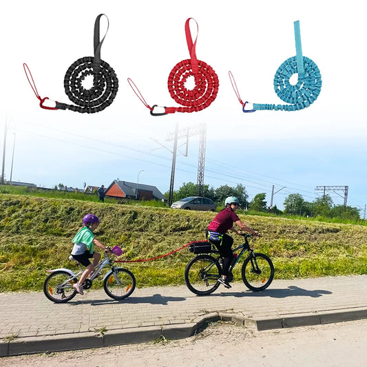 Bicycle Traction Rope Nylon Traction Rope Parent-Child MTB Bike Towing Rope Trailer Rope Outdoor Tool Cycling Safety Equipment