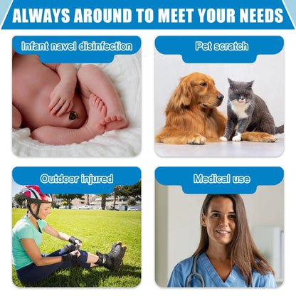 Disposable Iodine Cotton Swab Medical Alcohol Emergency First Aid Kits Stick Individually Wrapped for Travel Outdoor Bruise Care