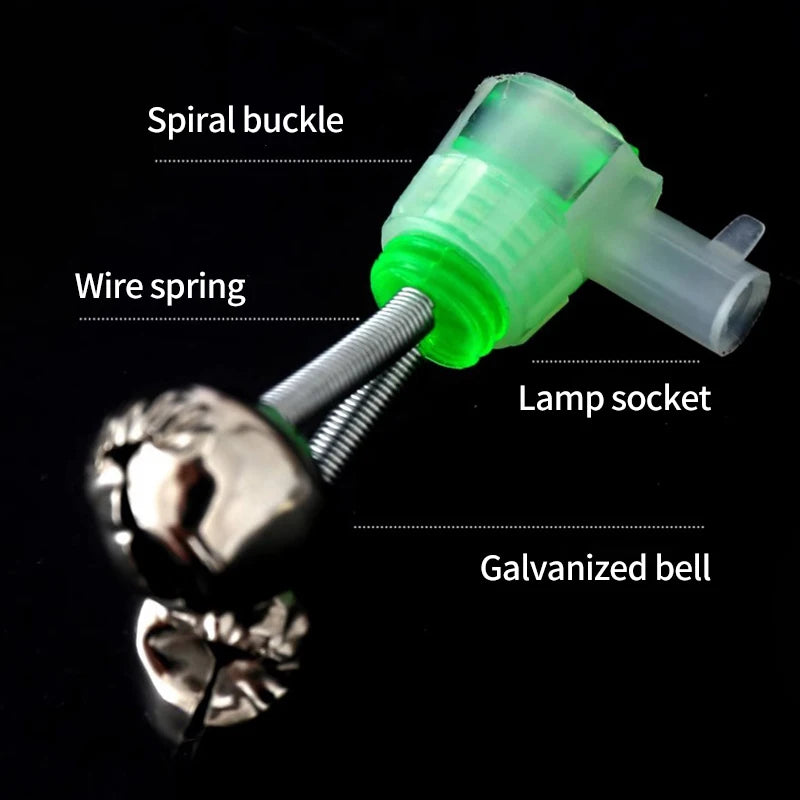 5/10pcs Fishing Bite Alarms Fishing Rod Bells