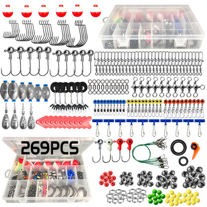 187/269PCS Fishing Accessories Kit Set
