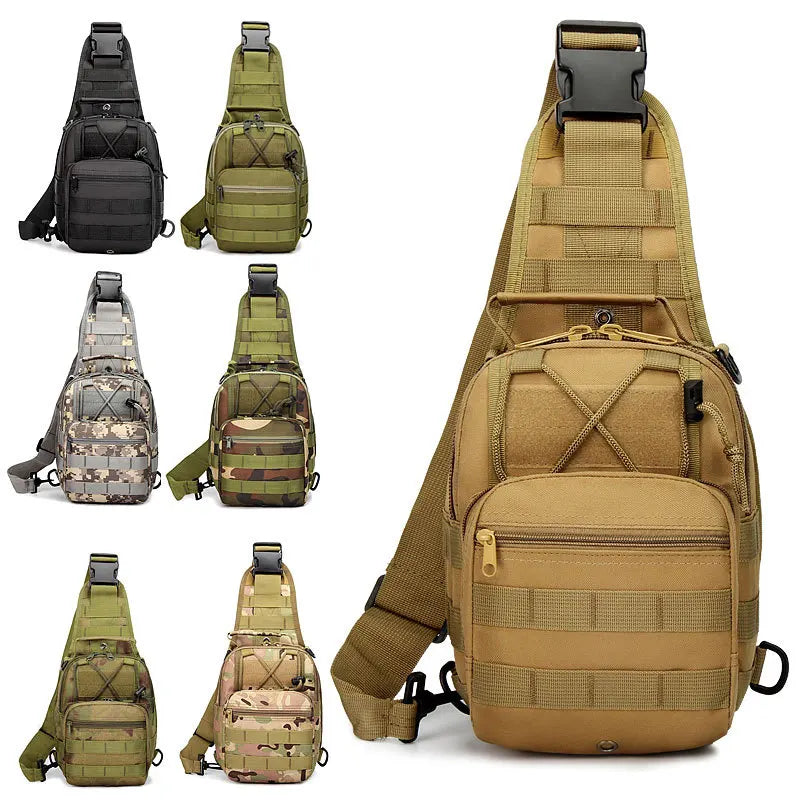 Tactical Crossbody bag nylon high quality waterproof shoulder small chest bag outdoor sports bicycle hunting Chest bag