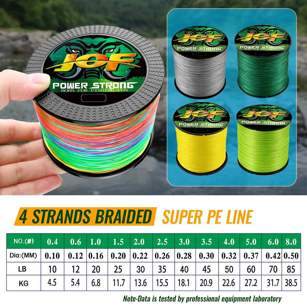 100/300M Braided PE Fishing Line