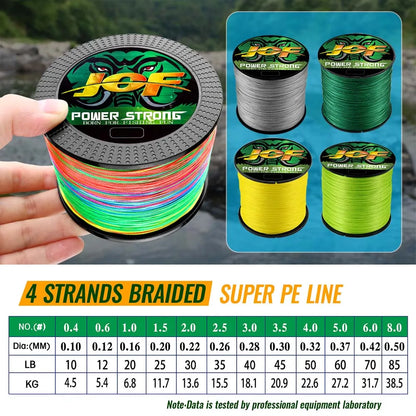 100/300M Braided PE Fishing Line