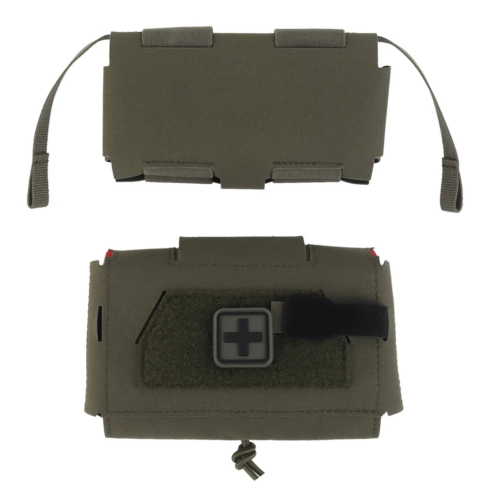 Camo Style MD2 Compact Trauma Kit Tactical IFAK Medical First Aid Pouch Outdoors Hunting Camping Patrol Survival Equipment