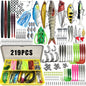 Fishing Lures Kit 60 to 219 pcs Bait Set