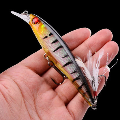 3/5/8 Pcs of Random Fishing Lure Set High Quality Swimming Bait Minnow Mini Crank Wobble Bait Crankbait Artificial Bait