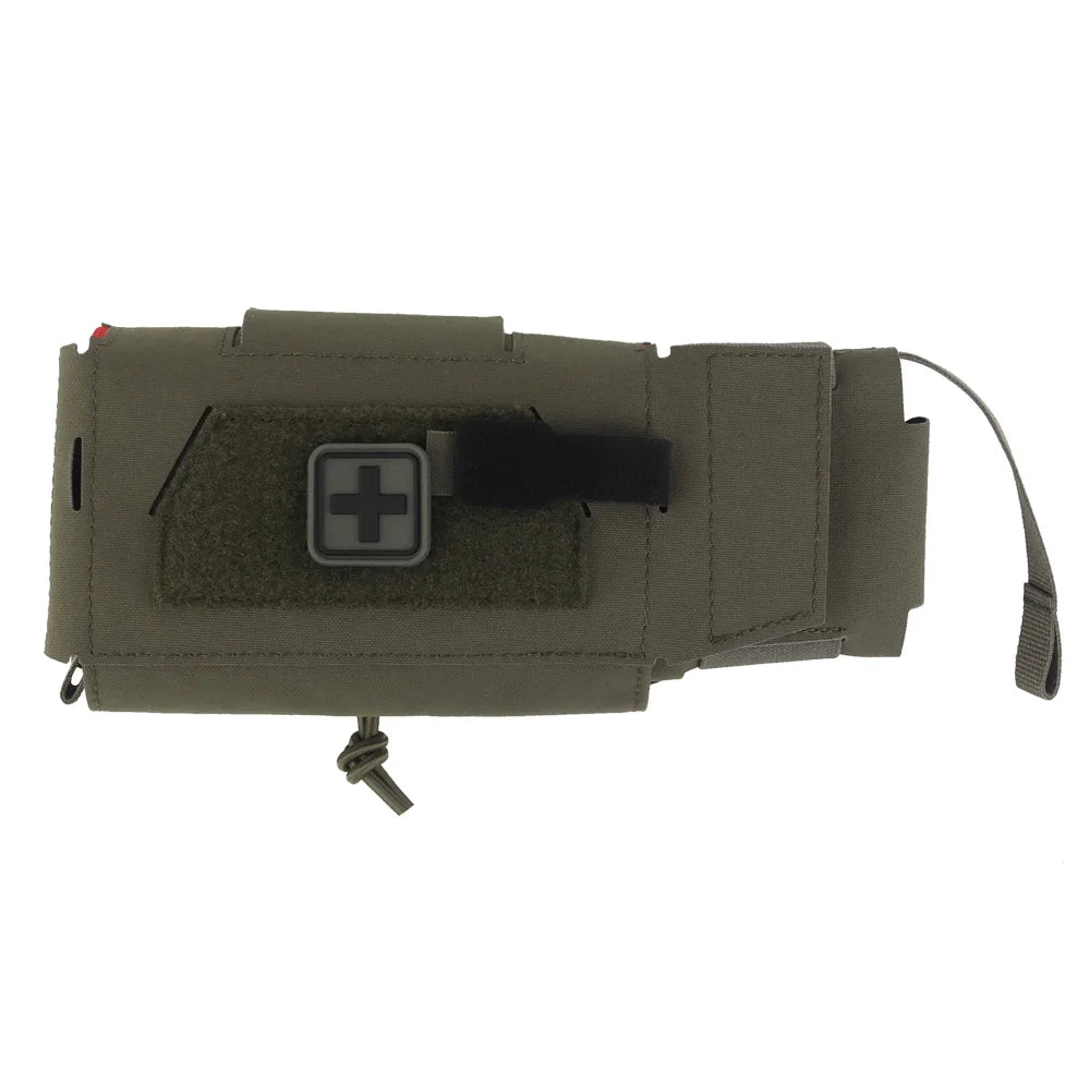 Camo Style MD2 Compact Trauma Kit Tactical IFAK Medical First Aid Pouch Outdoors Hunting Camping Patrol Survival Equipment