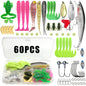 Fishing Lures Kit 60 to 219 pcs Bait Set