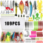 Fishing Lures Kit 60 to 219 pcs Bait Set