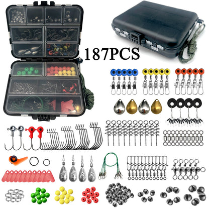 187/269PCS Fishing Accessories Kit Set