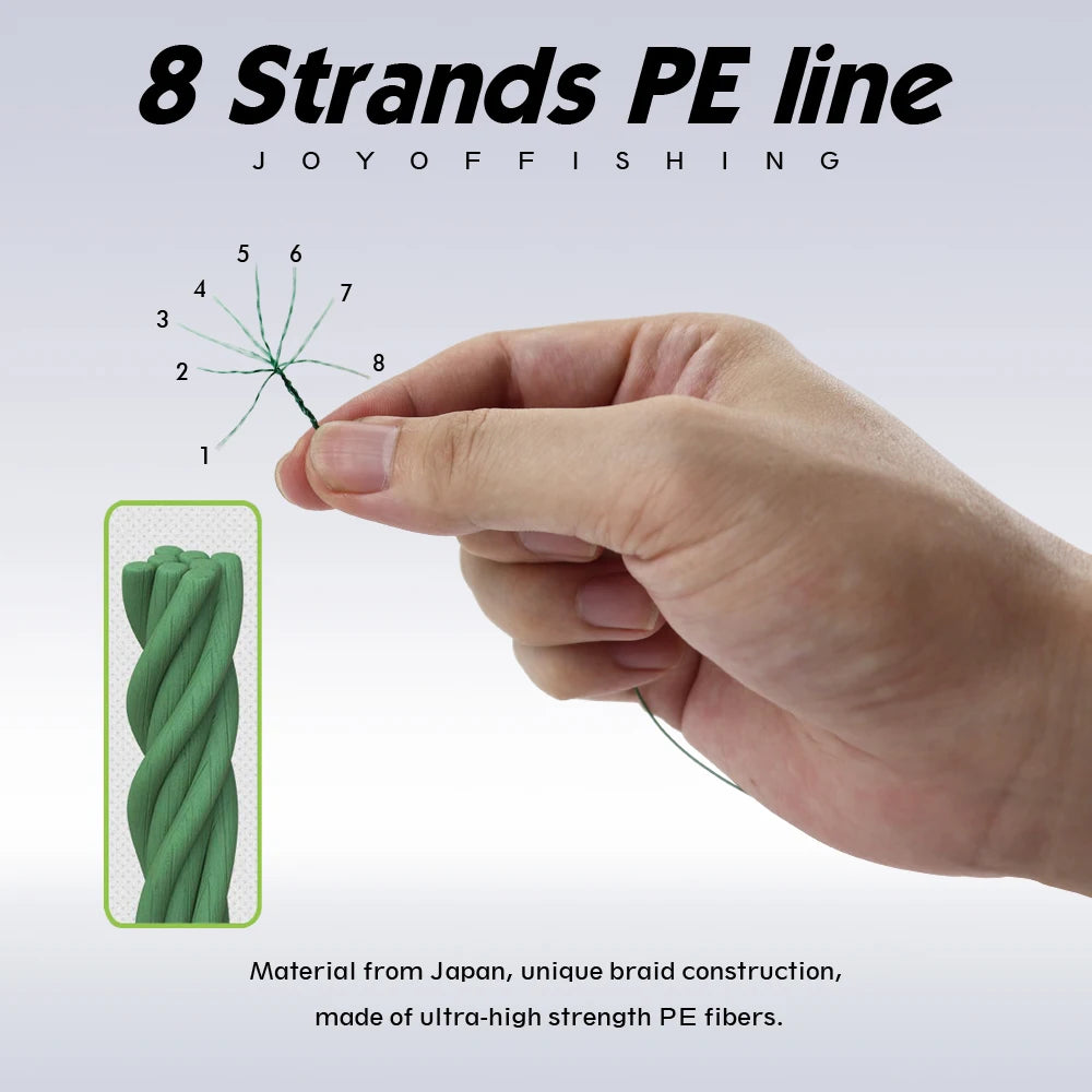 300 to1000M Strands 8-88LB PE Braided Fishing Wire