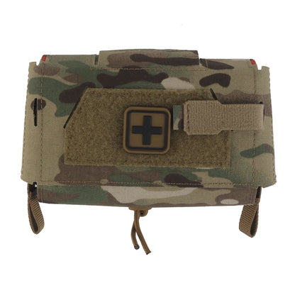 Camo Style MD2 Compact Trauma Kit Tactical IFAK Medical First Aid Pouch Outdoors Hunting Camping Patrol Survival Equipment