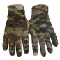 Autumn and winter tactical camouflage gloves with thickened and flexed outdoor training anti-slip and warm full-finger gloves