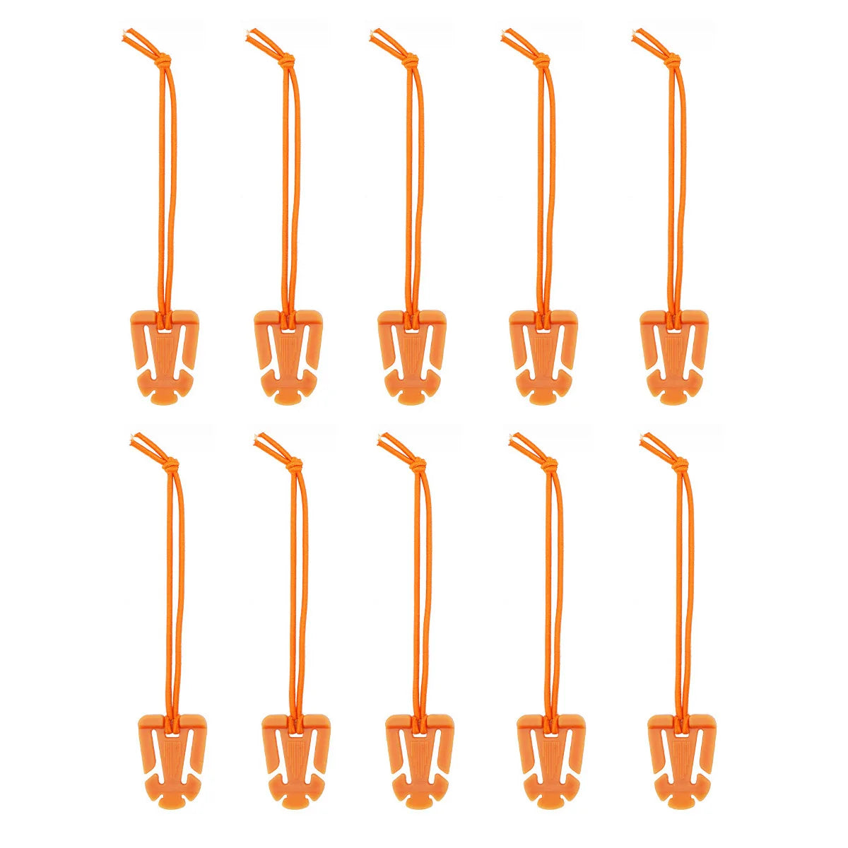 10pcs Molle Attachment Clips Molle Web Dominators Elastic Strap Tactical Gear for Outdoor Hydration Tube Backpack Management