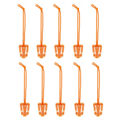 10pcs Molle Attachment Clips Molle Web Dominators Elastic Strap Tactical Gear for Outdoor Hydration Tube Backpack Management