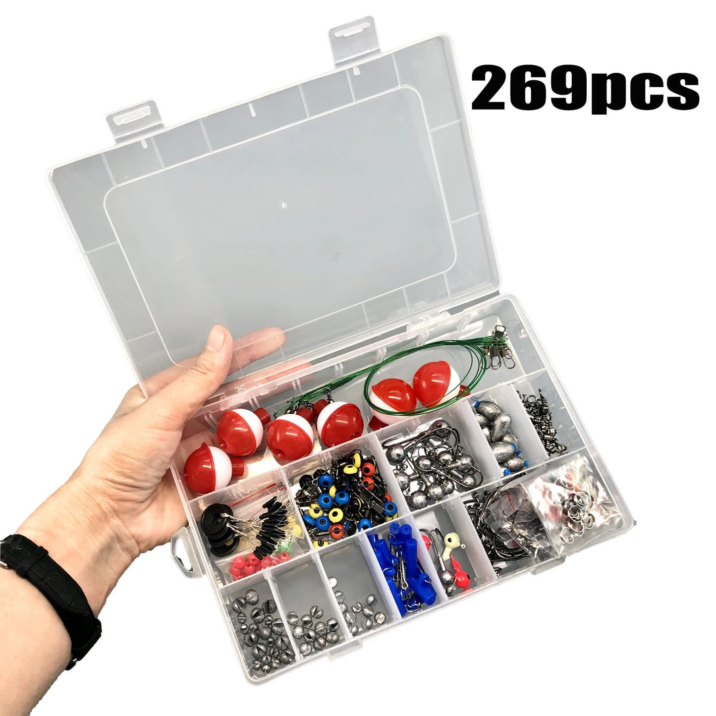 187/269PCS Fishing Accessories Kit Set